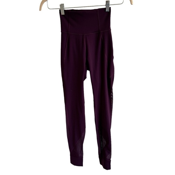 Lululemon Hot Like Agni Pant, Darkest Magenta, Size 2 - Picture 7 of 13